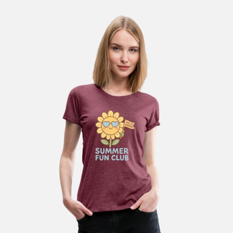 Summer Fun Club Sunflower Girl Shirt