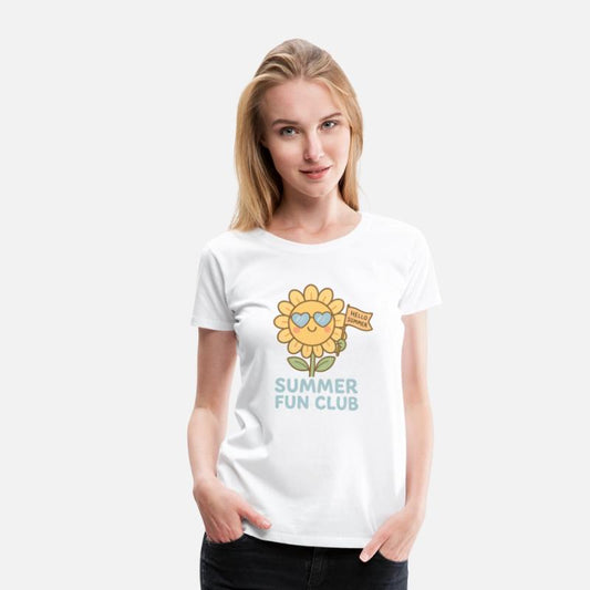 Summer Fun Club Sunflower Girl Shirt