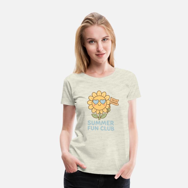 Summer Fun Club Sunflower Girl Shirt