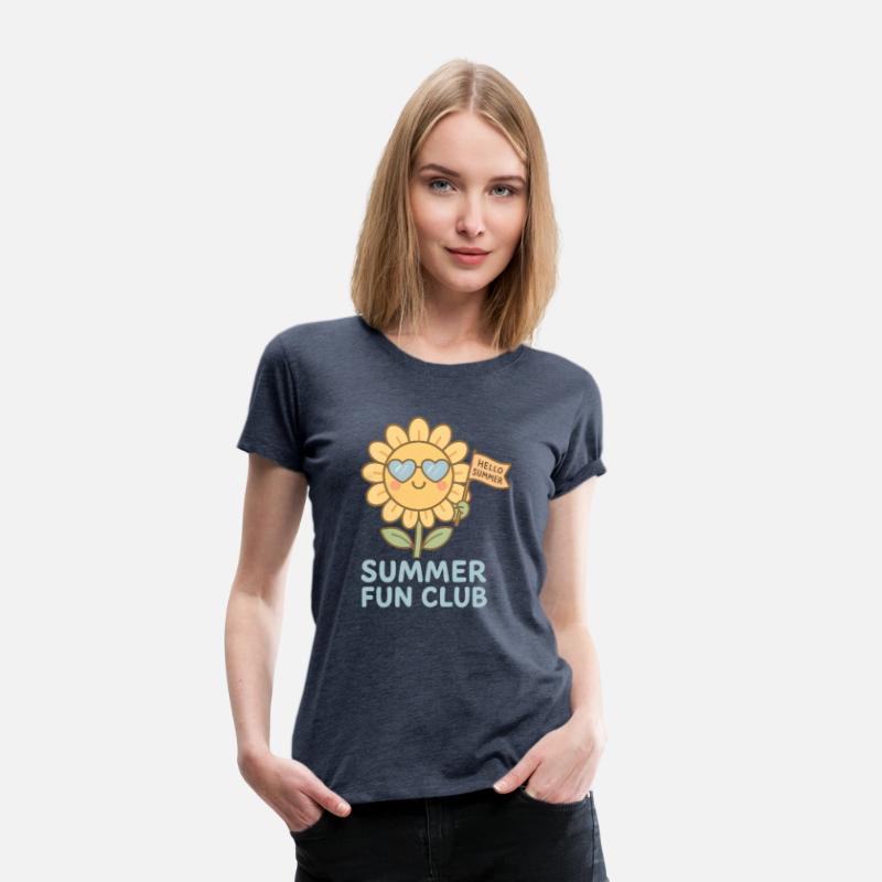 Summer Fun Club Sunflower Girl Shirt