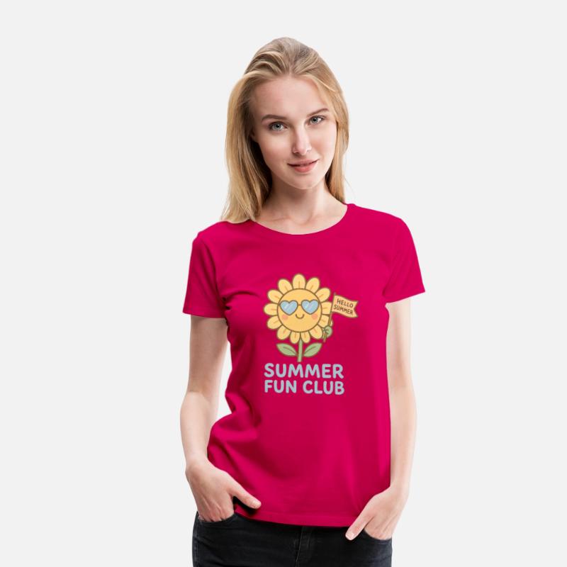 Summer Fun Club Sunflower Girl Shirt