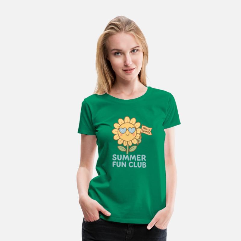 Summer Fun Club Sunflower Girl Shirt