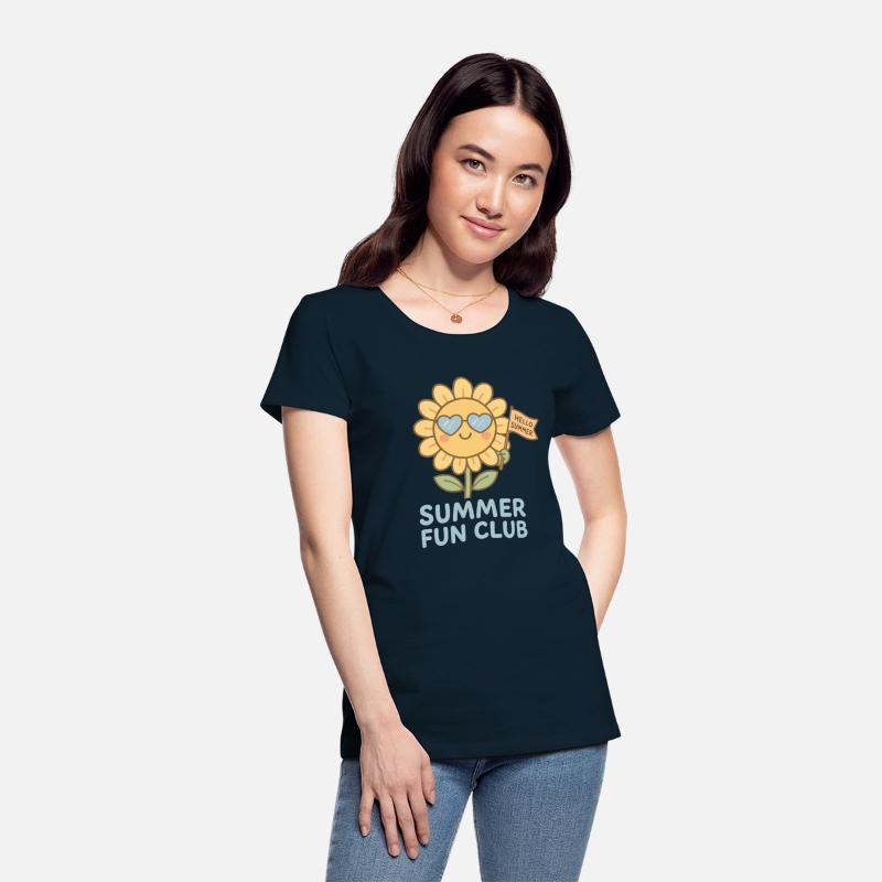 Summer Fun Club Sunflower Girl Shirt