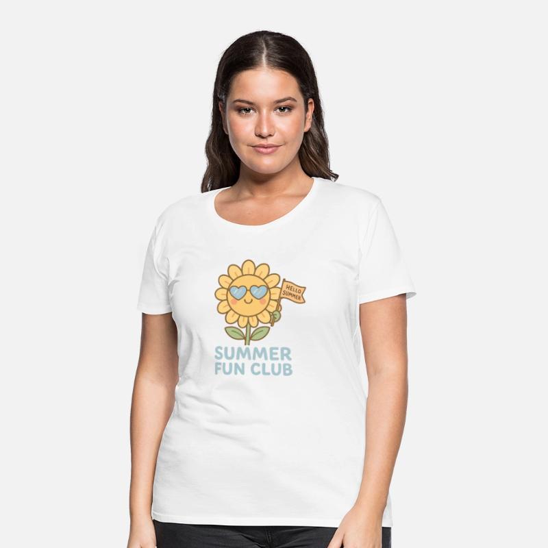 Summer Fun Club Sunflower Girl Shirt