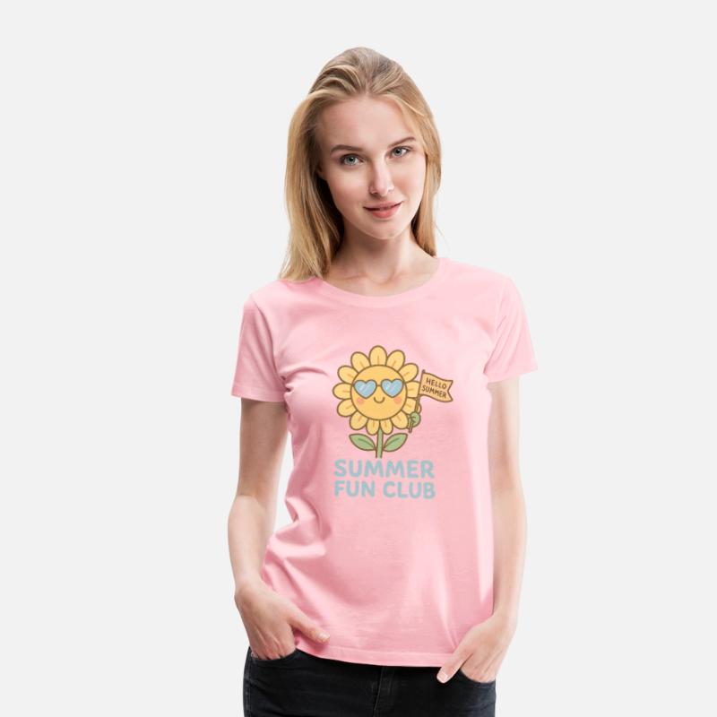 Summer Fun Club Sunflower Girl Shirt