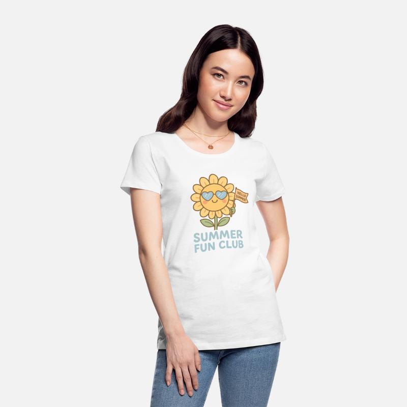 Summer Fun Club Sunflower Girl Shirt