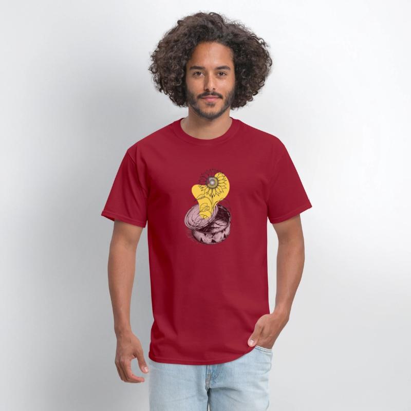 Sunflower from Tin Can Shirt Bold Eco Message Tee