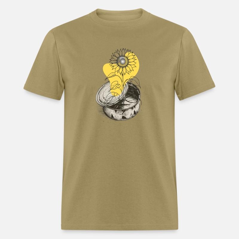Sunflower from Tin Can Shirt Bold Eco Message Tee