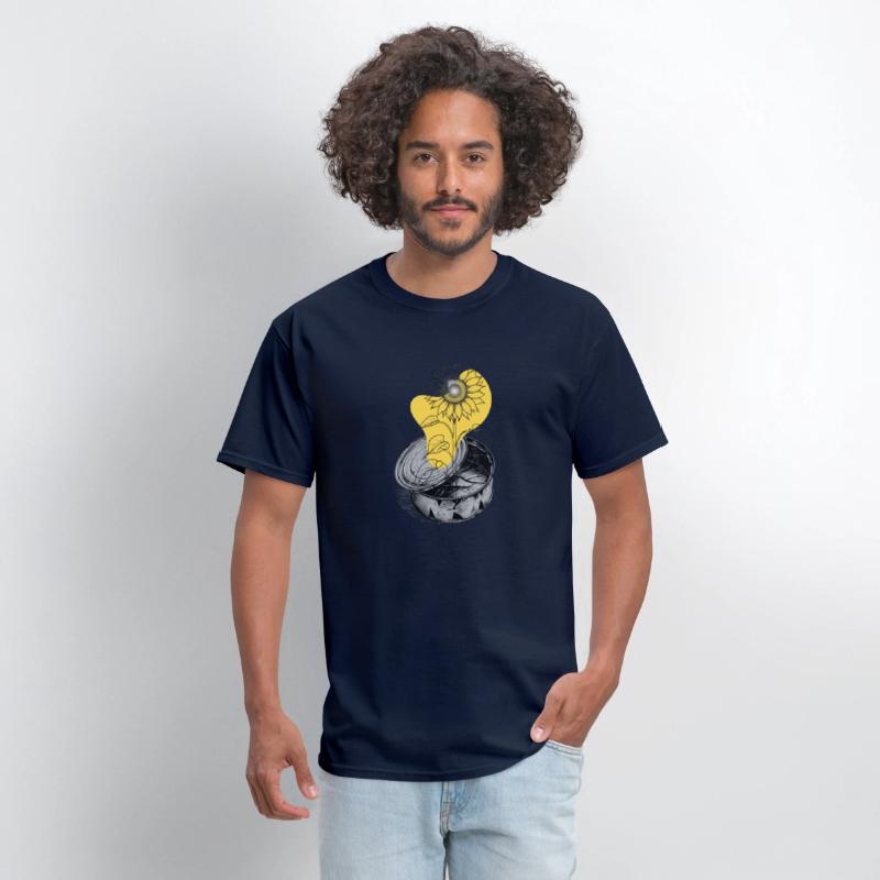 Sunflower from Tin Can Shirt Bold Eco Message Tee