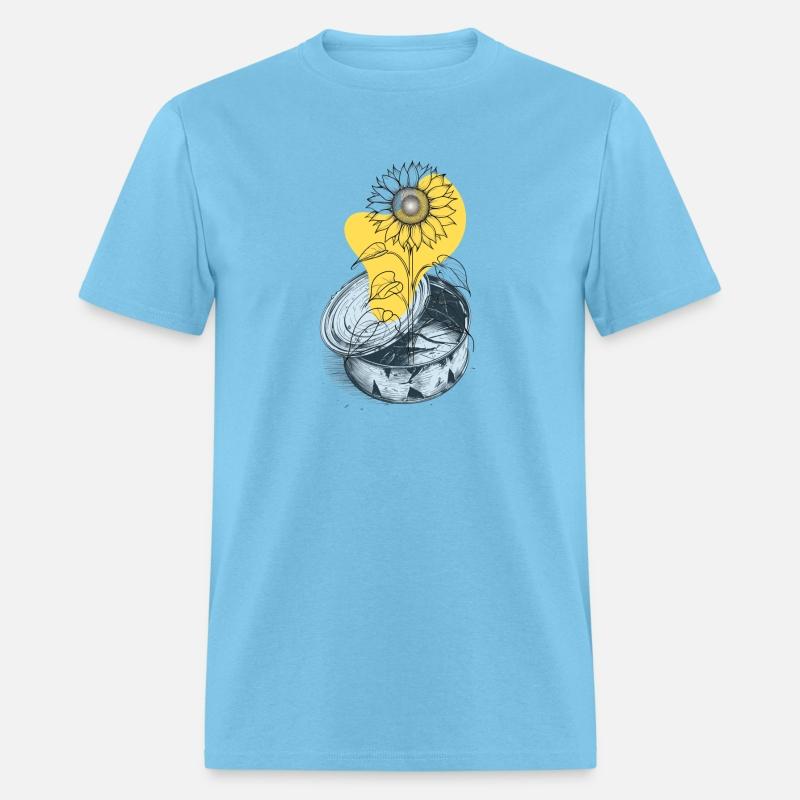 Sunflower from Tin Can Shirt Bold Eco Message Tee