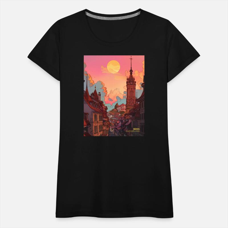 Sunset in Bern Switzerland