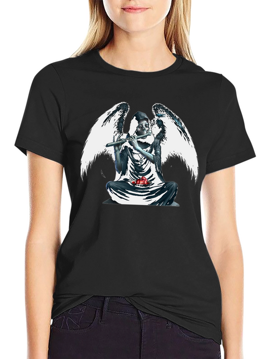 Grim Reaper Angel Black T-Shirt