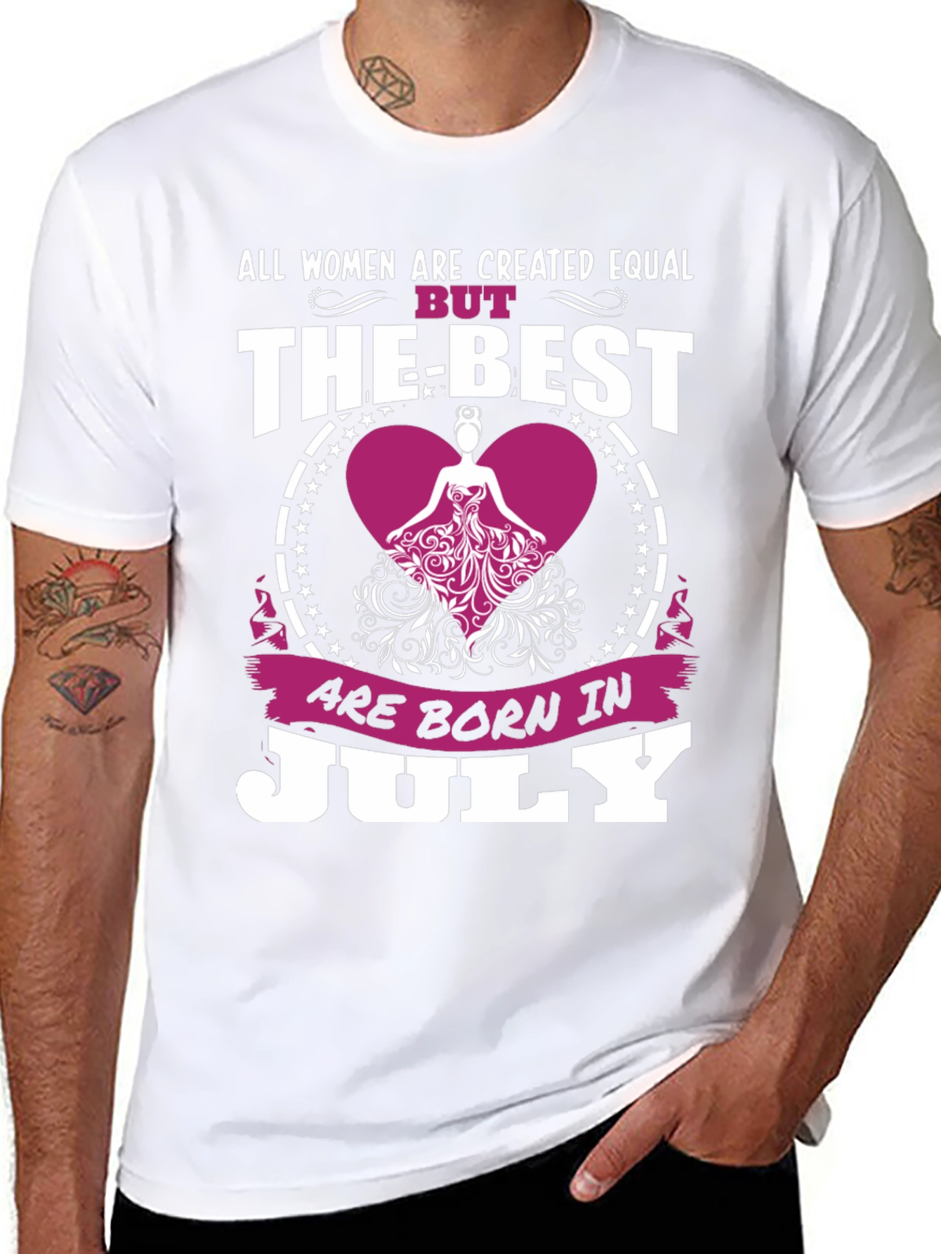 Womens July Birthday T-Shirt - The Best