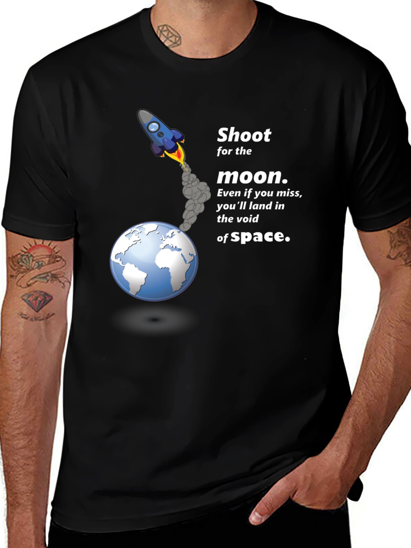 Shoot for the Moon Graphic T-Shirt