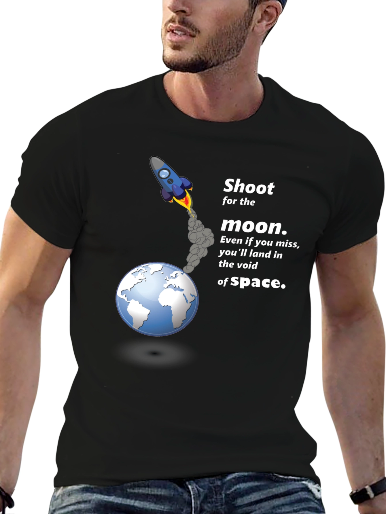 Shoot for the Moon Graphic T-Shirt