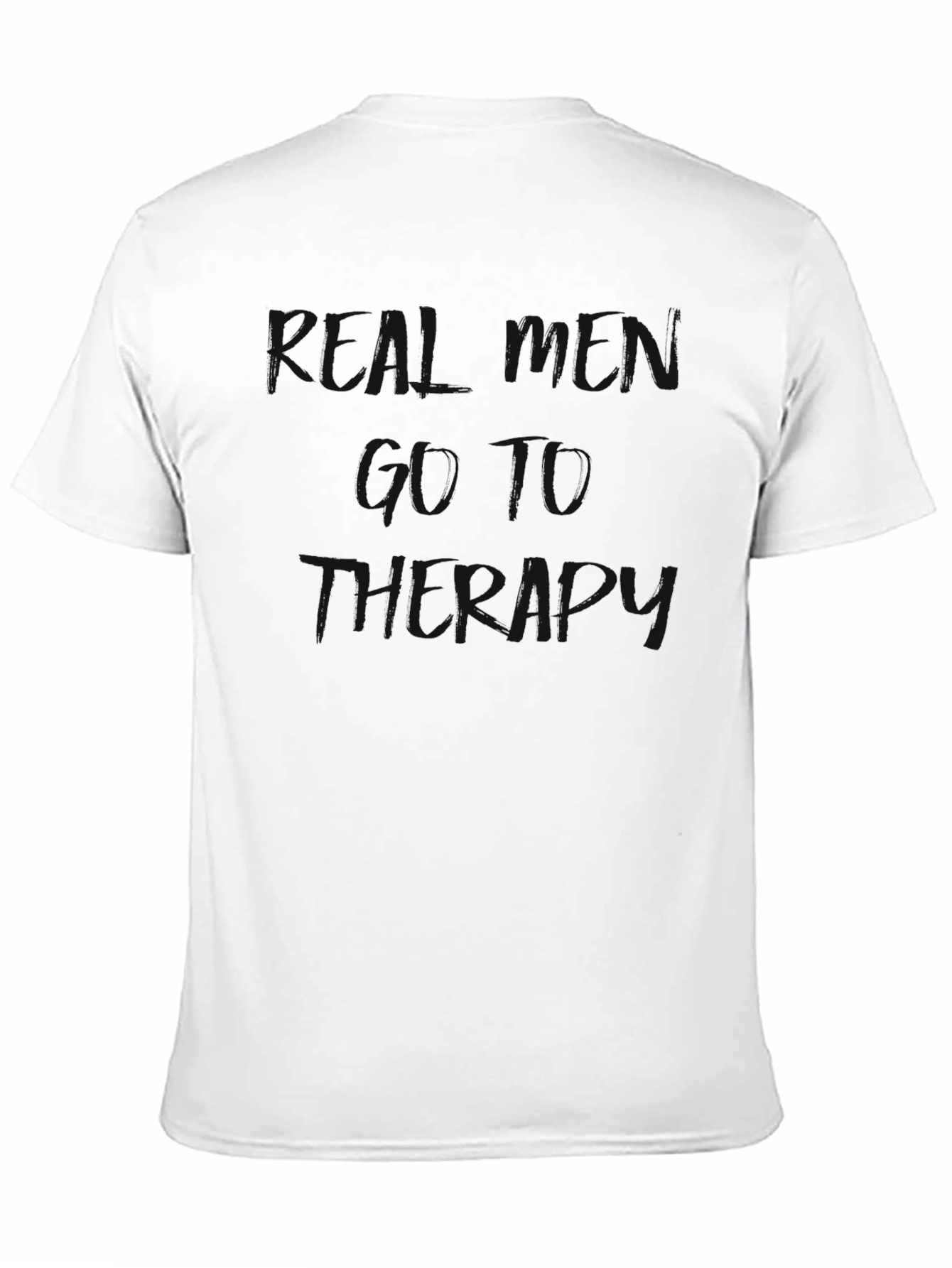 Real Fun is Therapy Mens Black T-Shirt