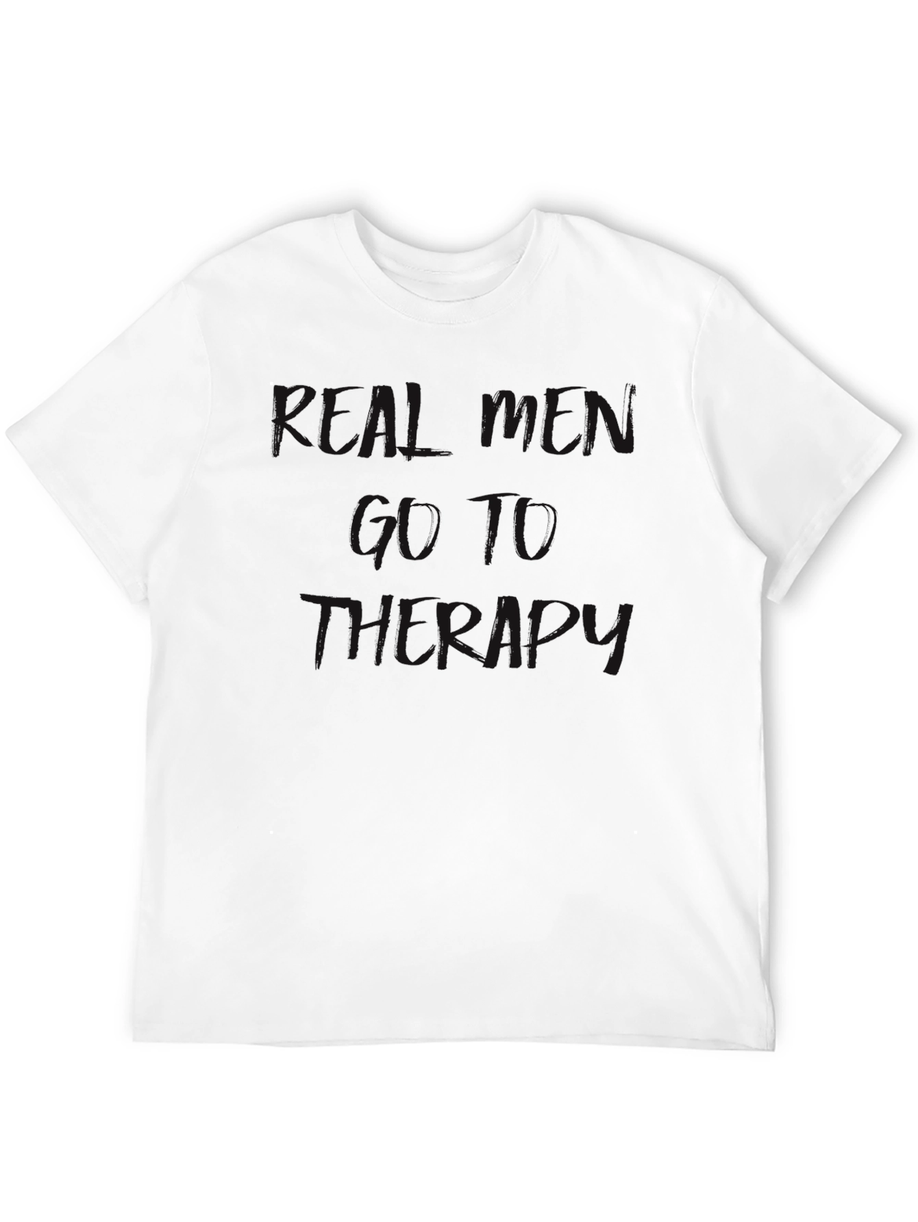 Real Fun is Therapy Mens Black T-Shirt