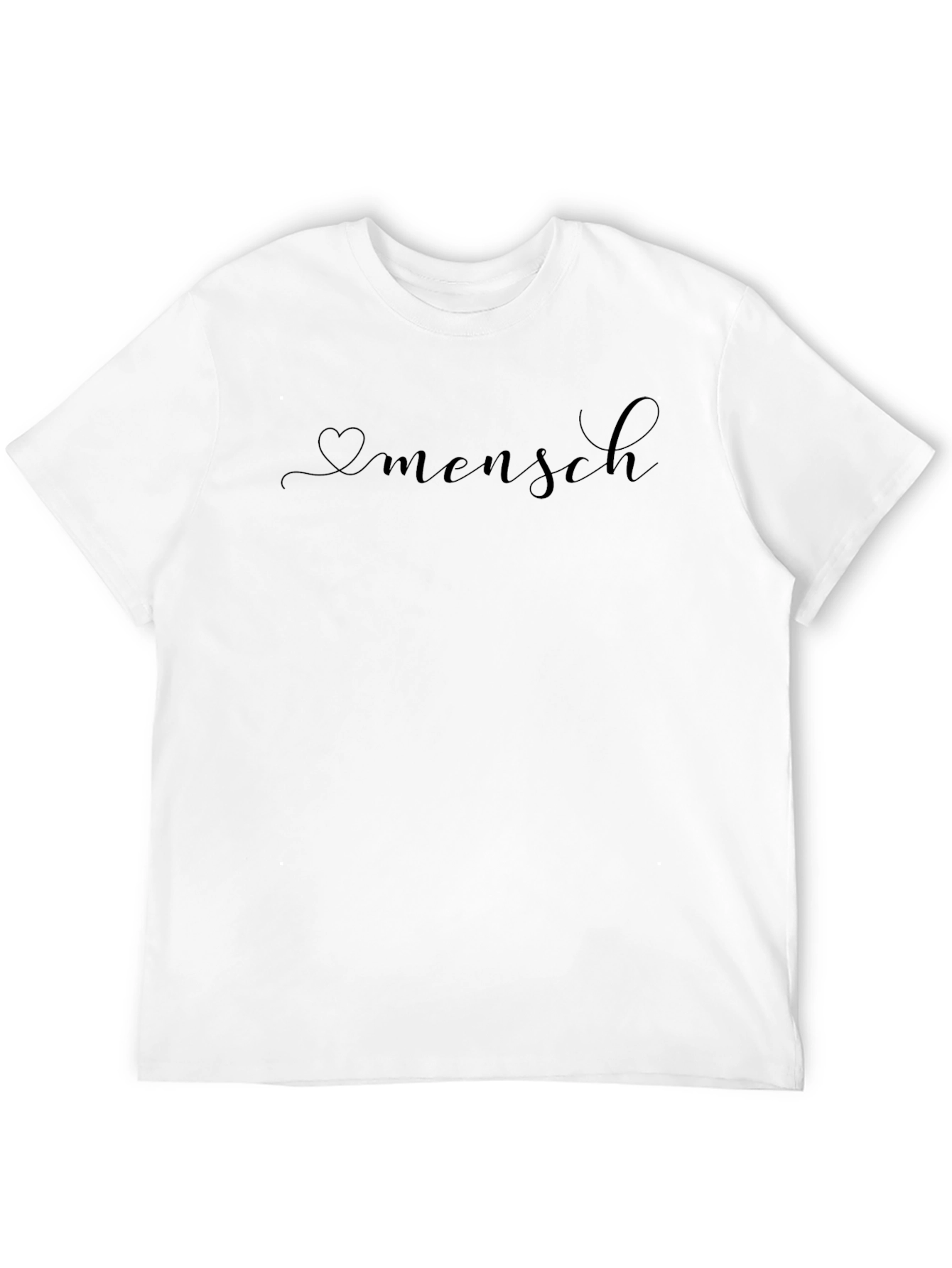 Heart Mensch Black T-Shirt