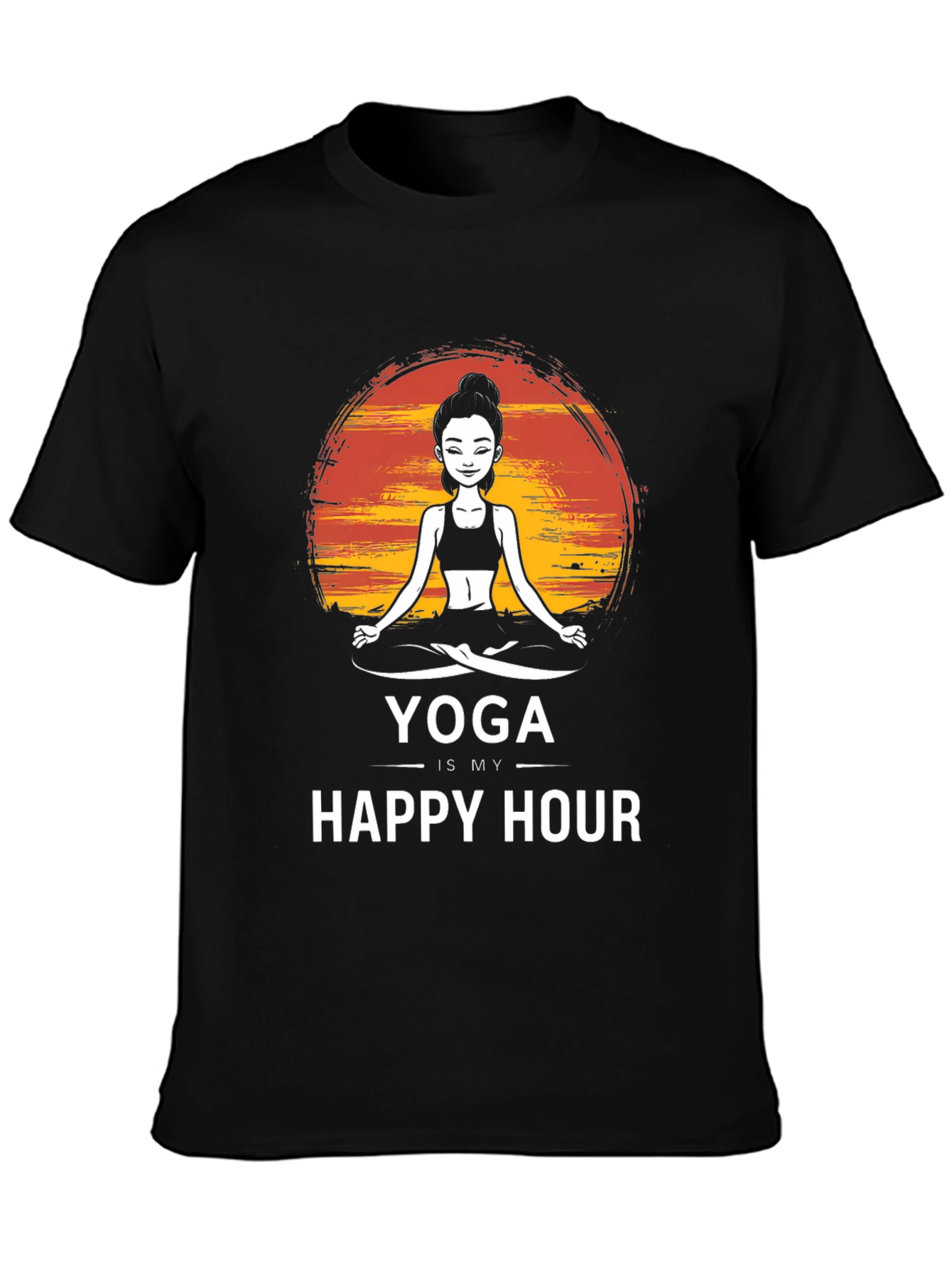 Yoga is My Happy Hour T-Shirt