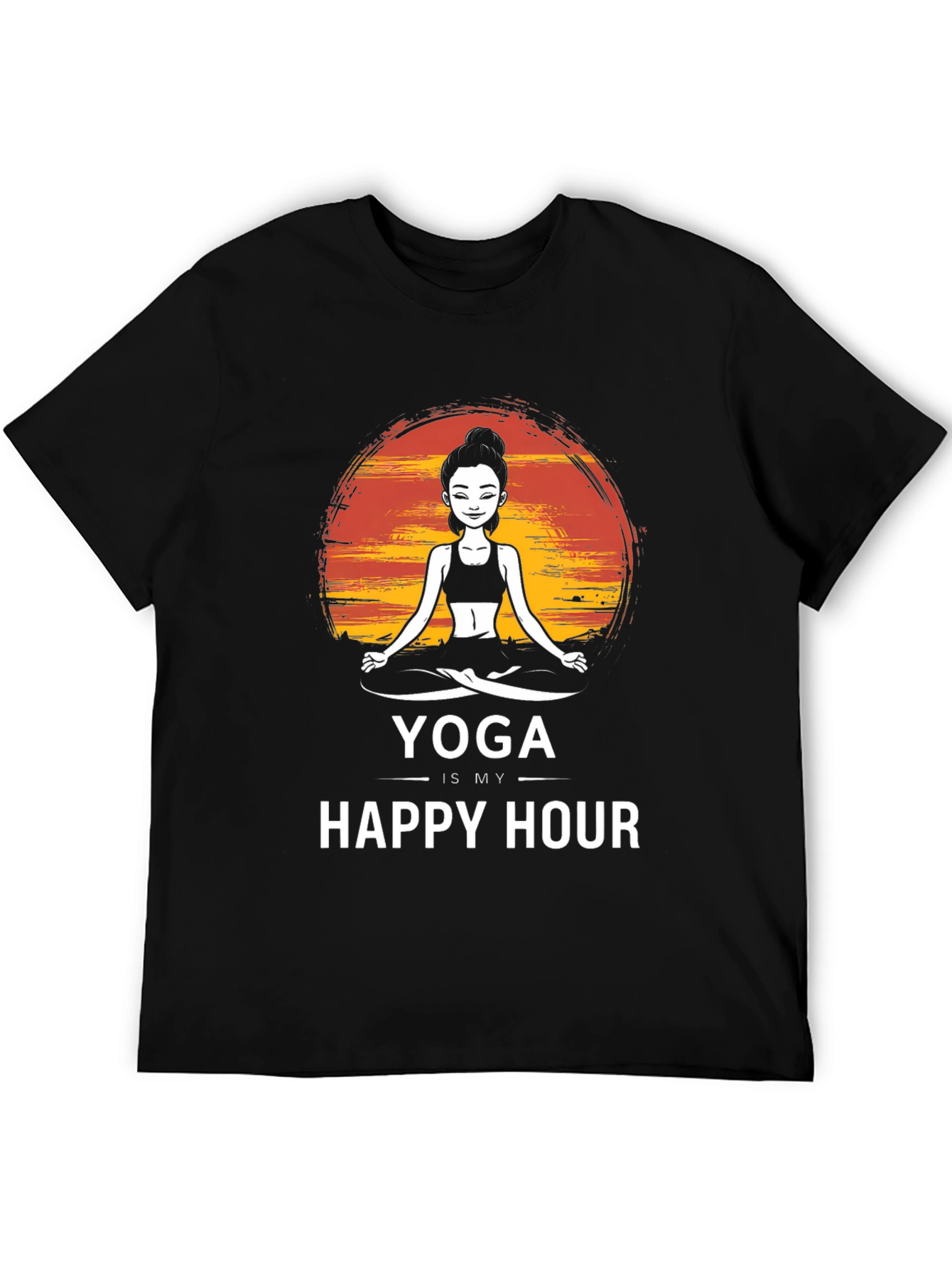 Yoga is My Happy Hour T-Shirt