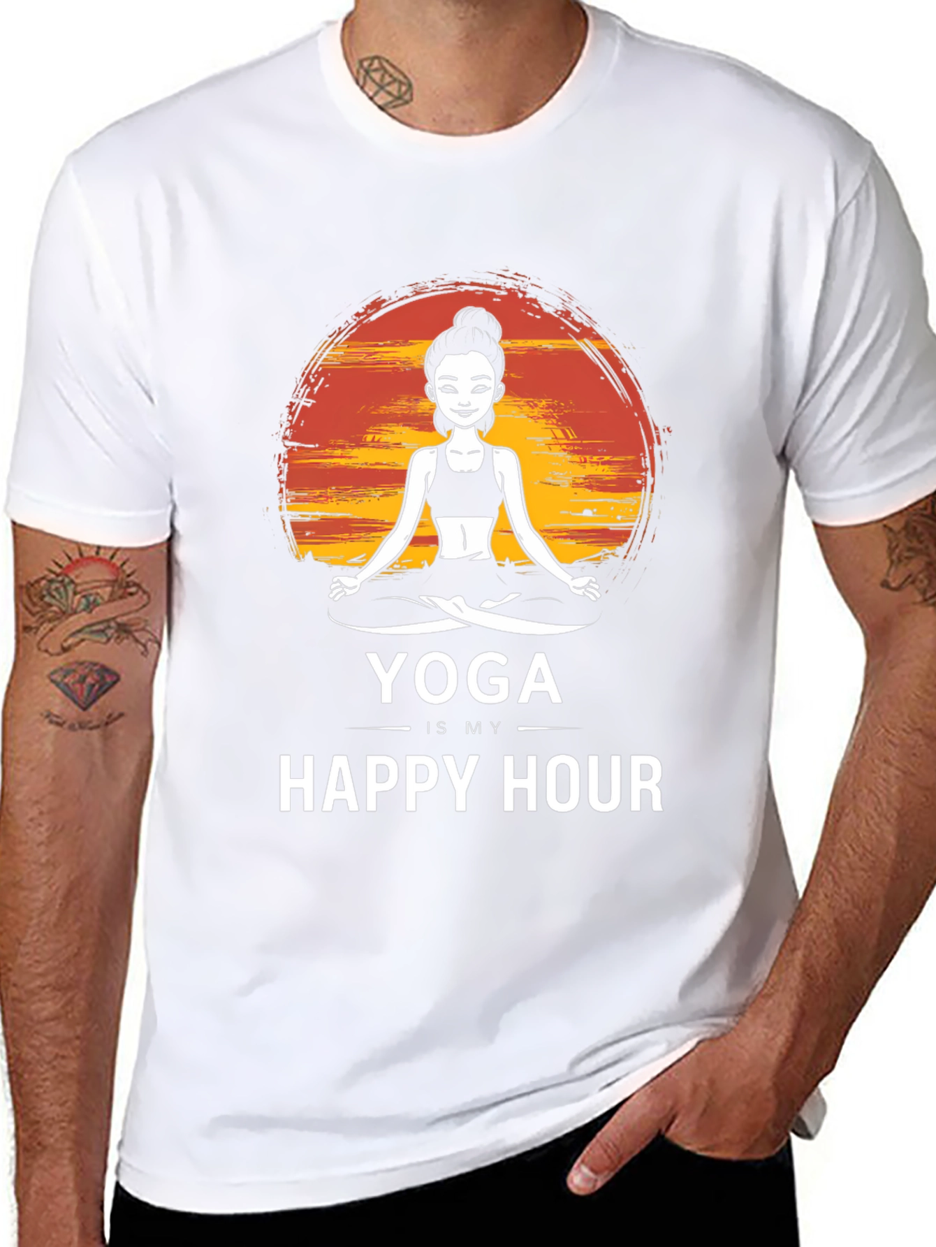 Yoga is My Happy Hour T-Shirt