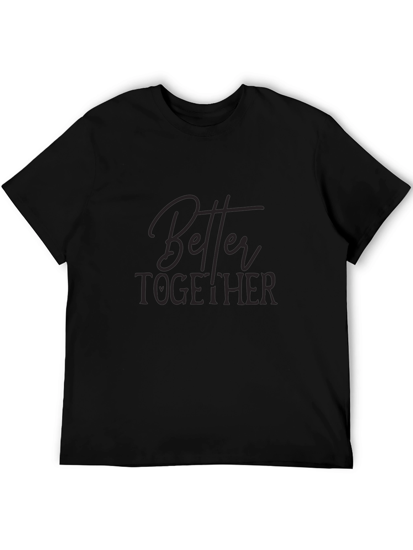 Better Together Graphic Black T-Shirt