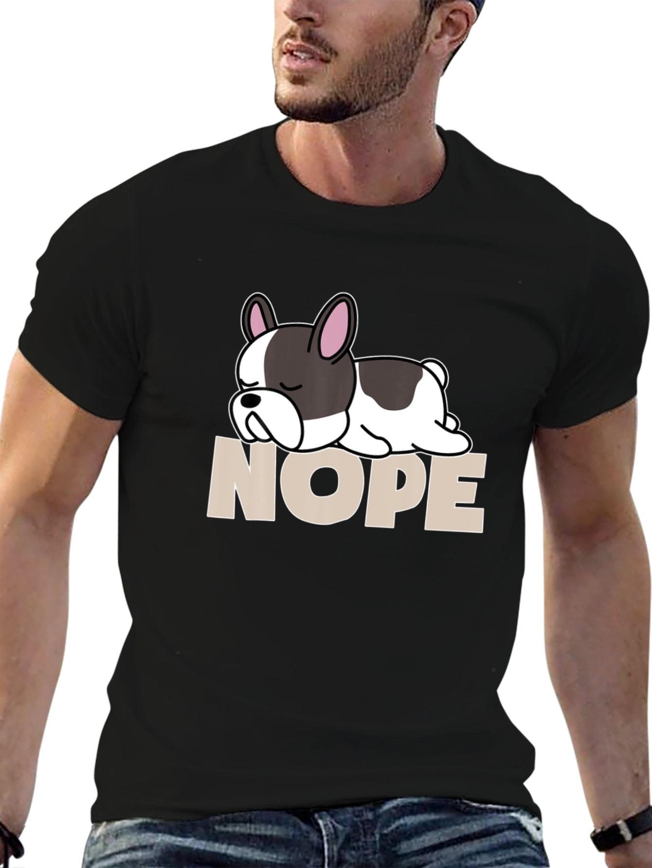 Nope French Bulldog T-Shirt