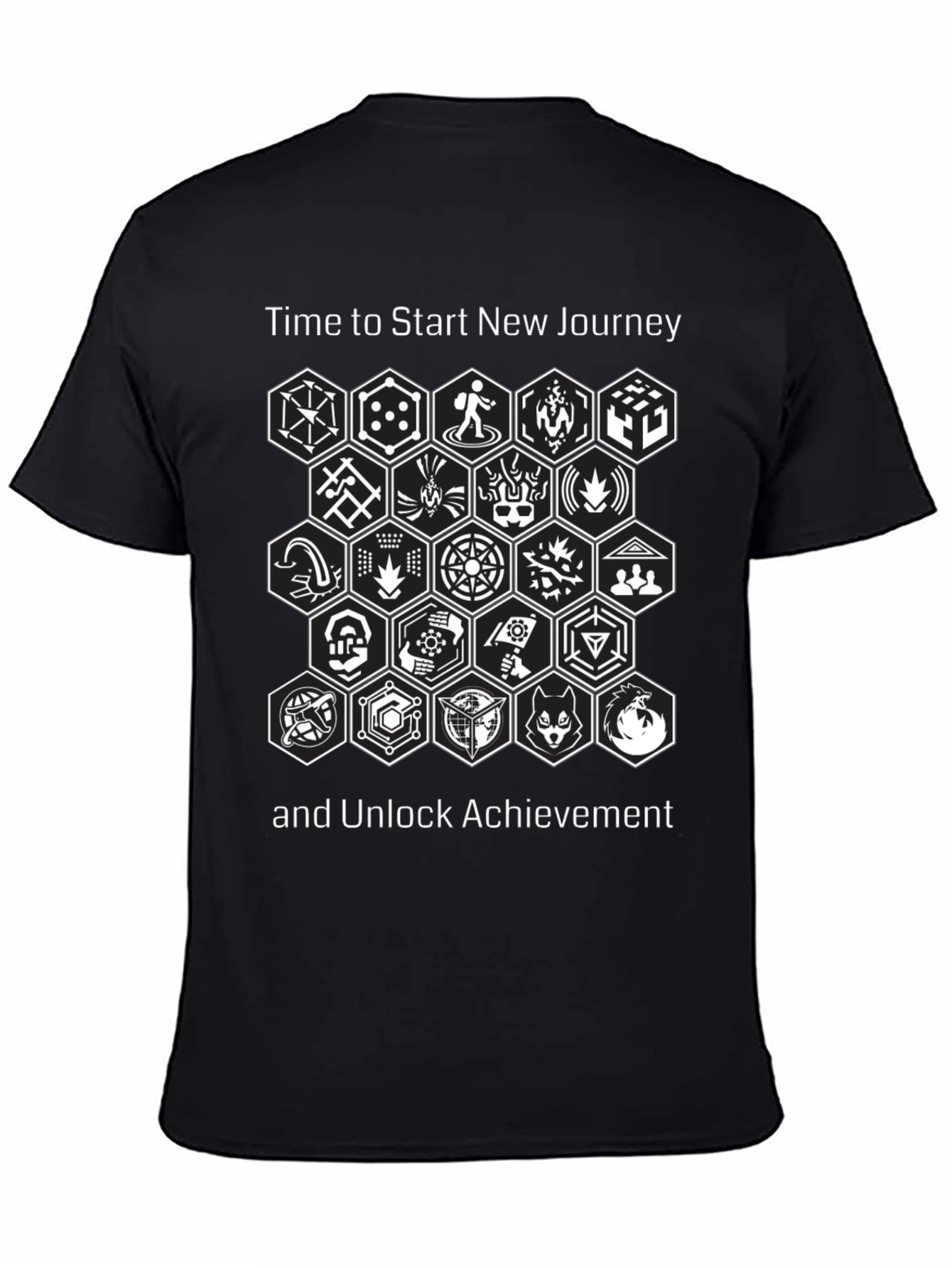 Start New Journey T-Shirt - Gamer Achievement Design