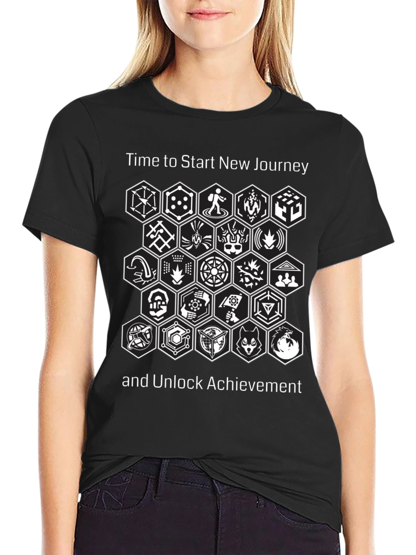 Start New Journey T-Shirt - Gamer Achievement Design