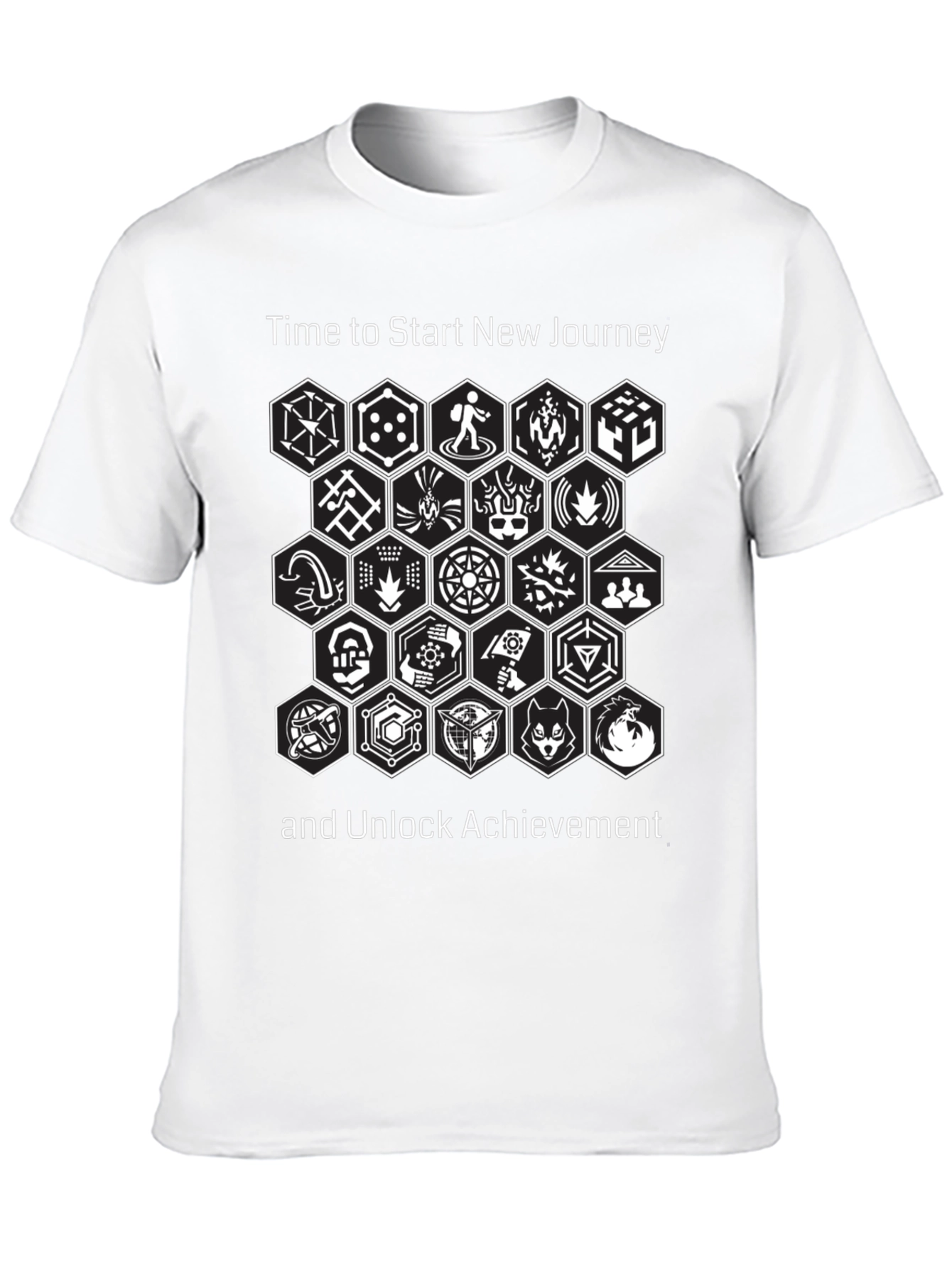 Start New Journey T-Shirt - Gamer Achievement Design