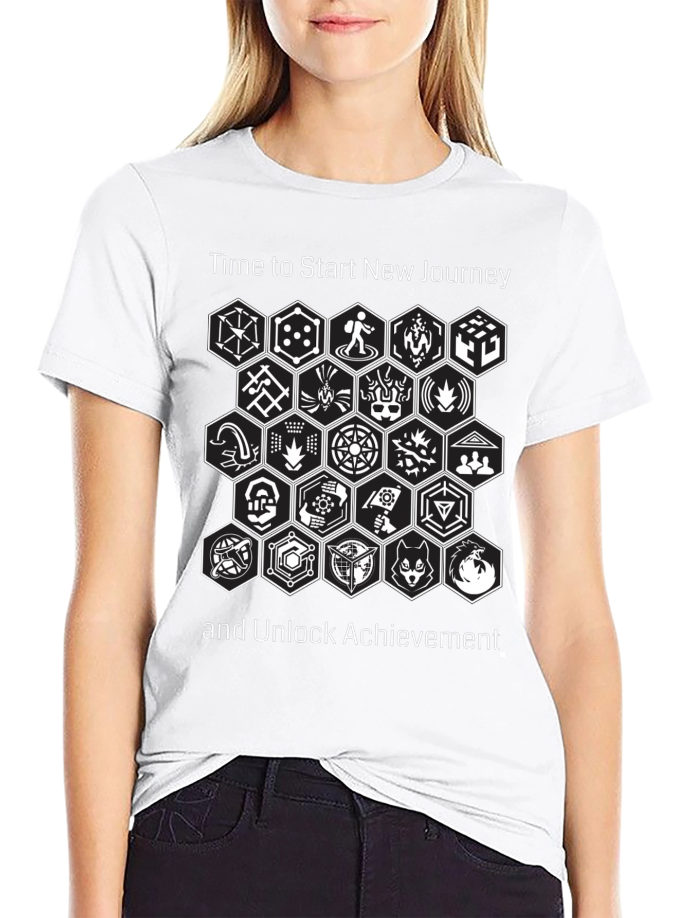 Start New Journey T-Shirt - Gamer Achievement Design