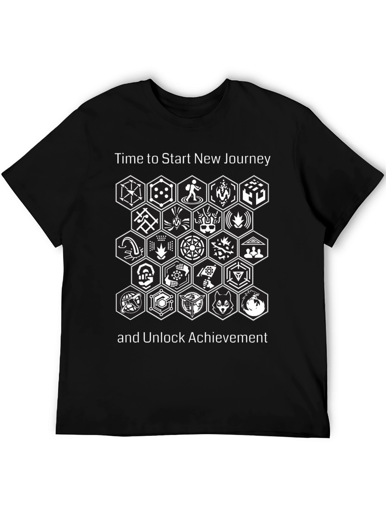 Start New Journey T-Shirt - Gamer Achievement Design