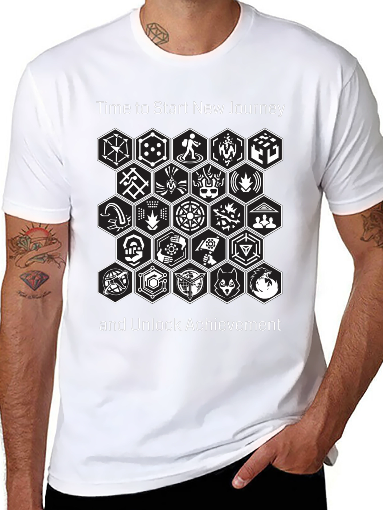 Start New Journey T-Shirt - Gamer Achievement Design