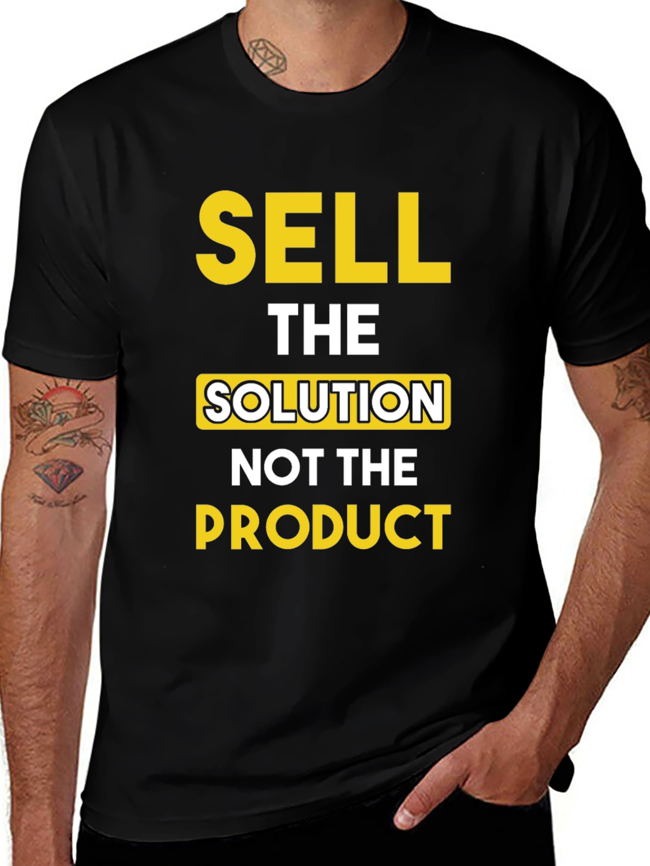 Sell The Solution T-Shirt - Motivational Tee