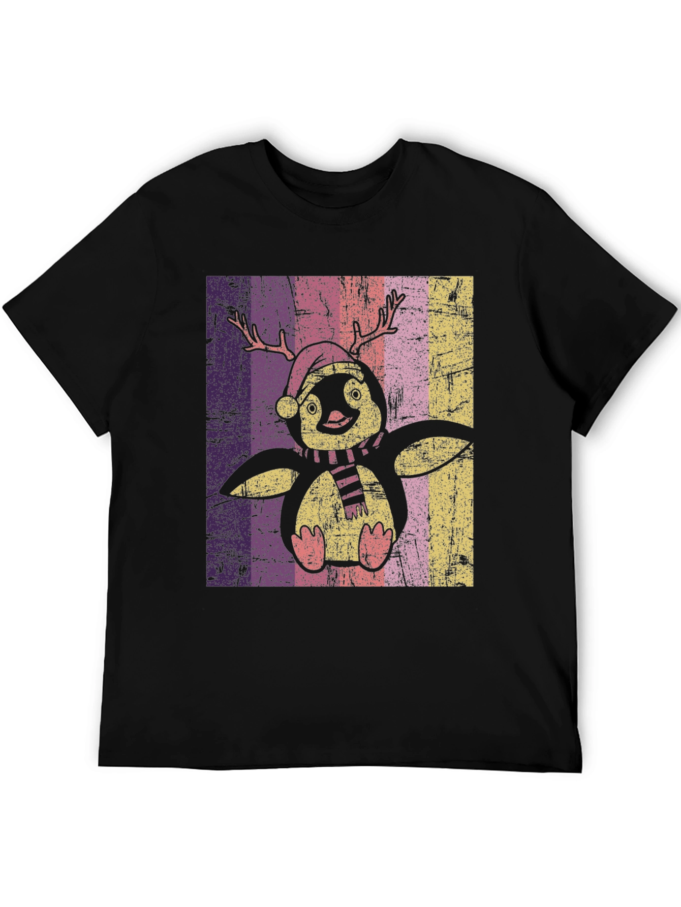 Penguin Reindeer Holiday T-Shirt