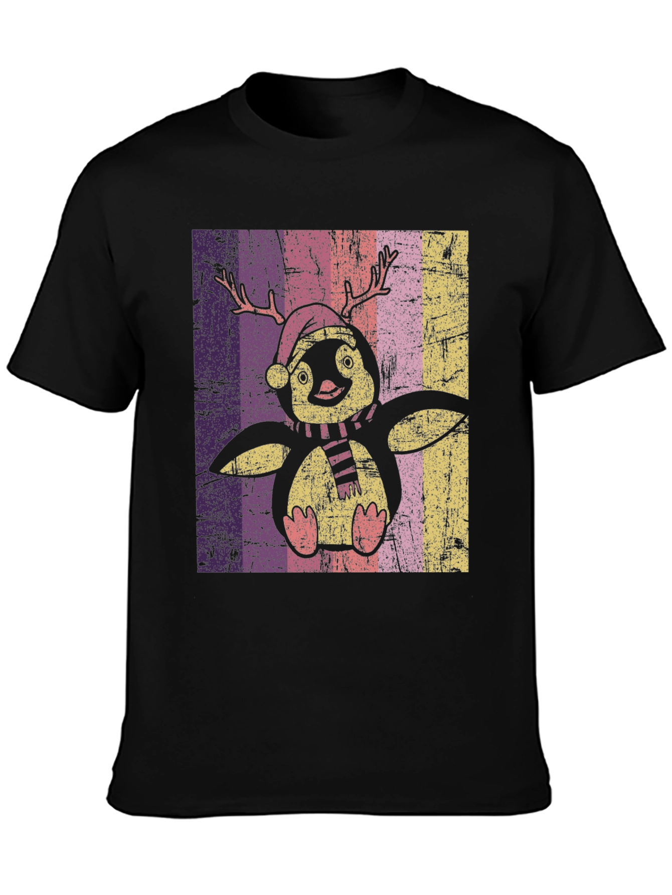 Penguin Reindeer Holiday T-Shirt