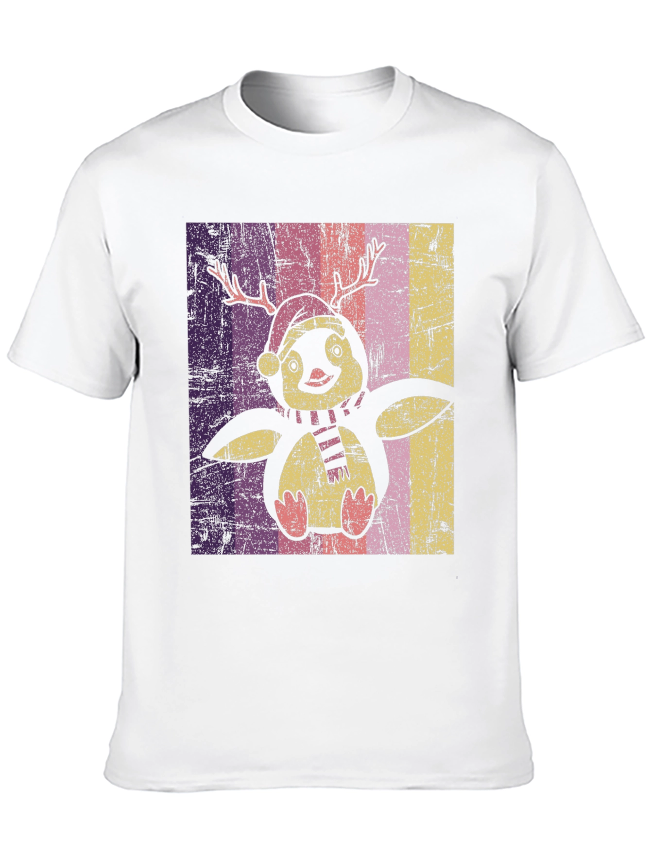 Penguin Reindeer Holiday T-Shirt