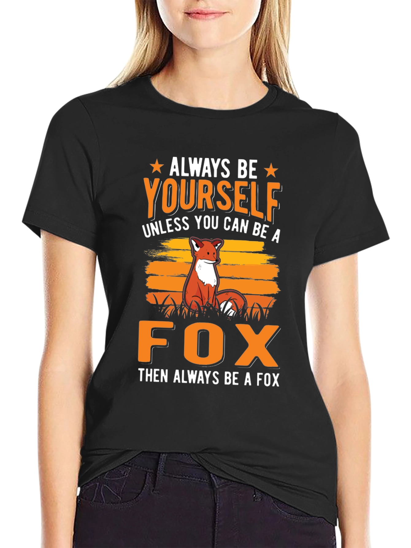 Always Be Yourself Fox Graphic Tee