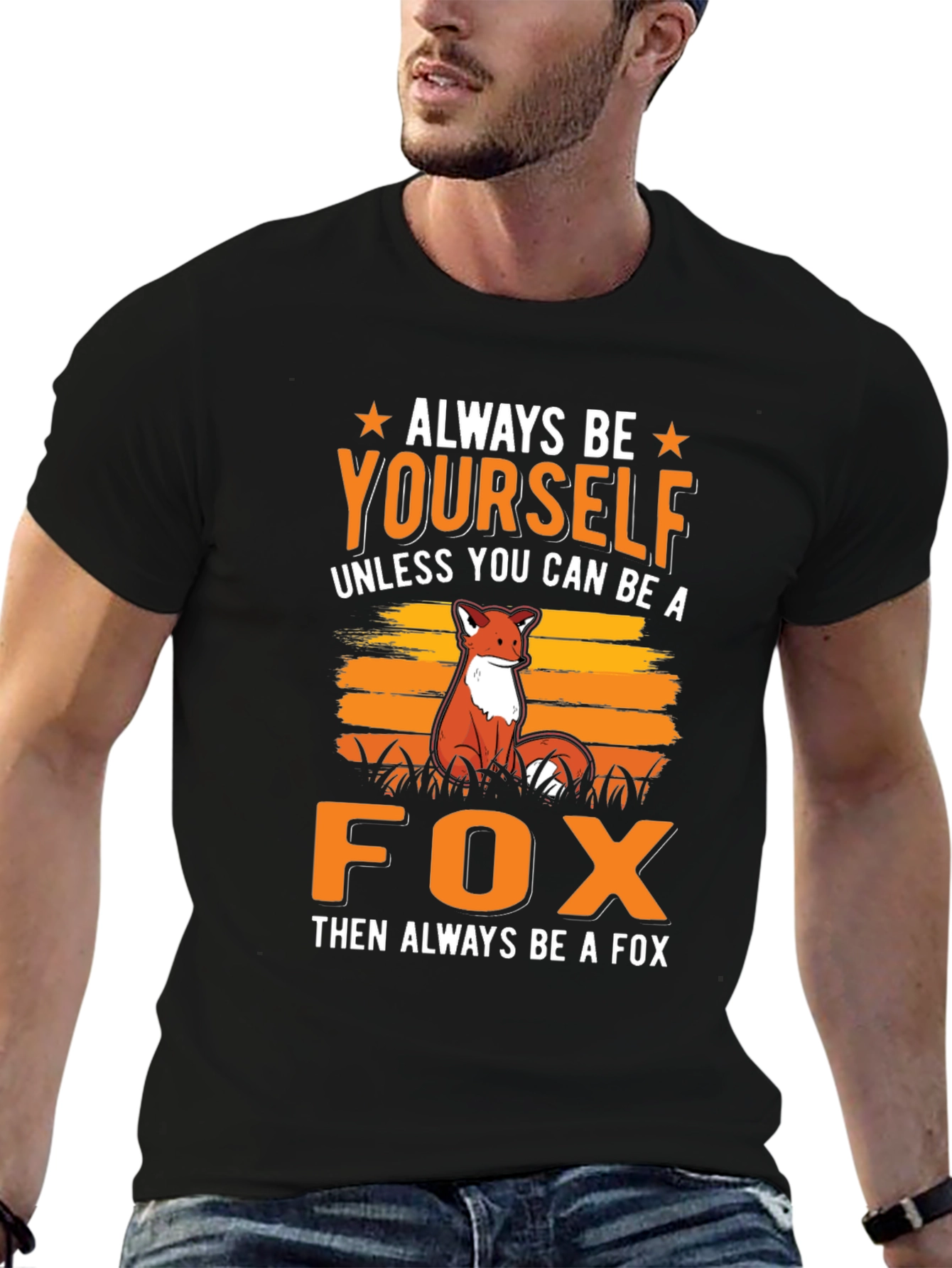 Always Be Yourself Fox Graphic Tee