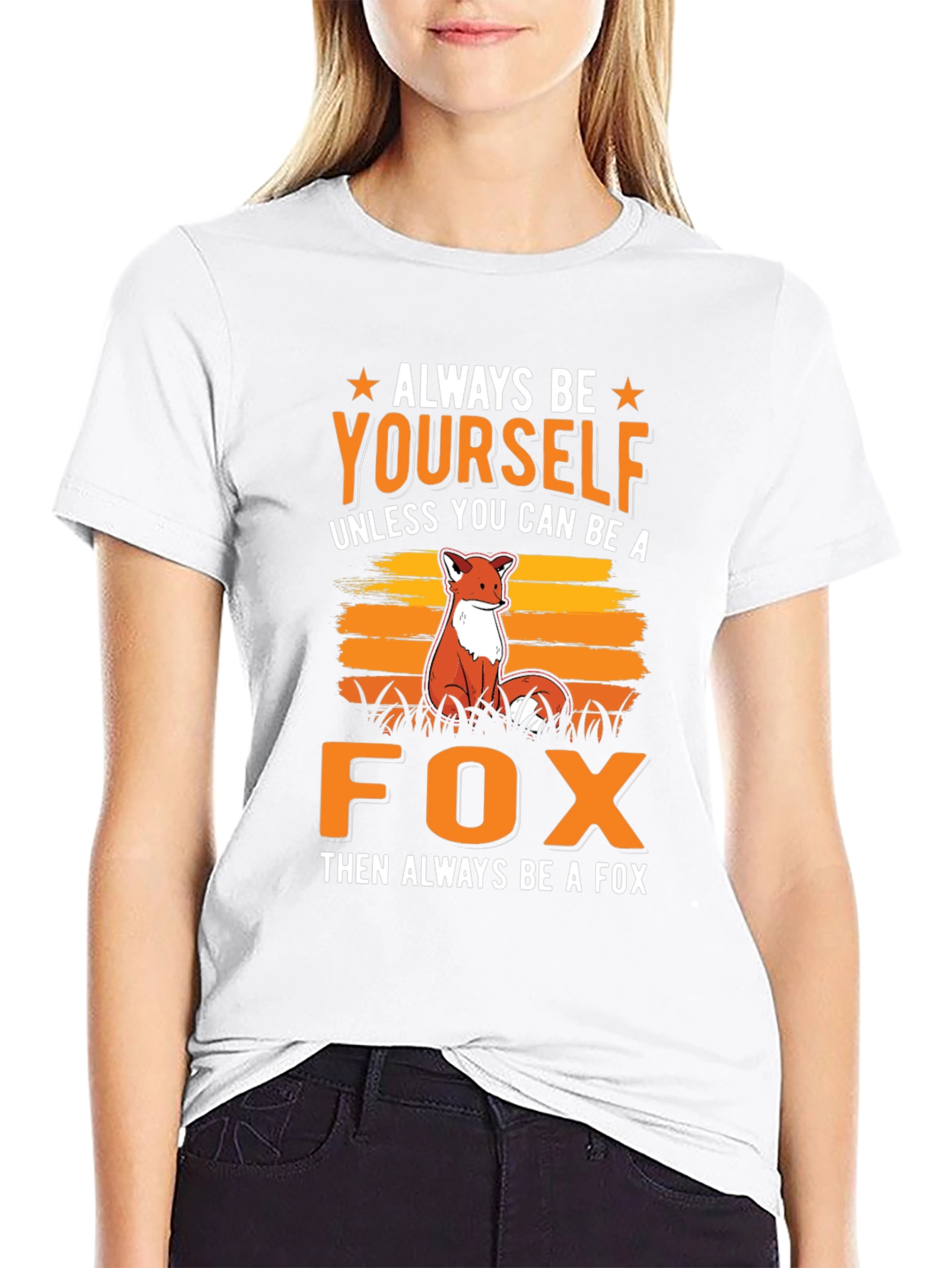 Always Be Yourself Fox Graphic Tee