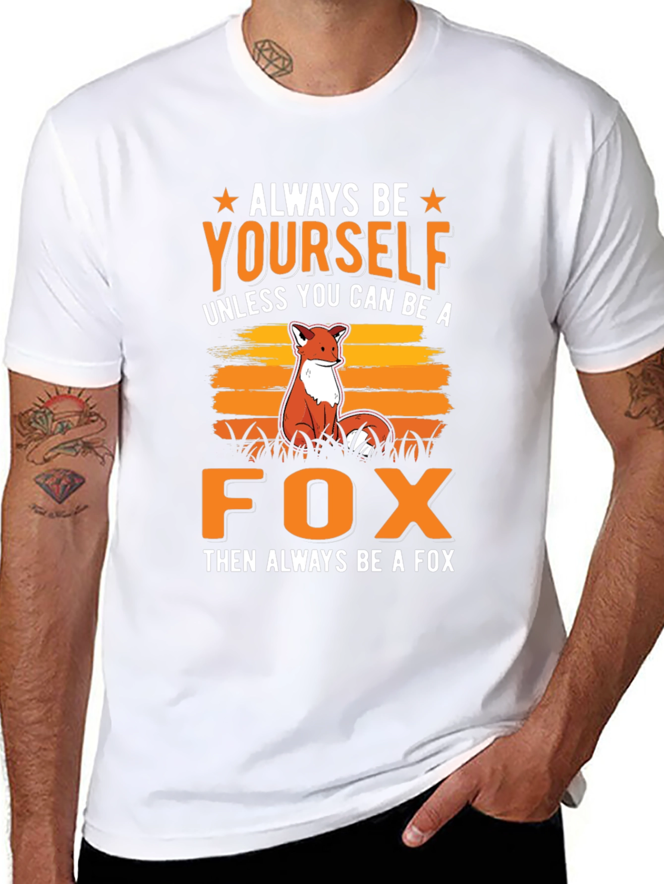 Always Be Yourself Fox Graphic Tee