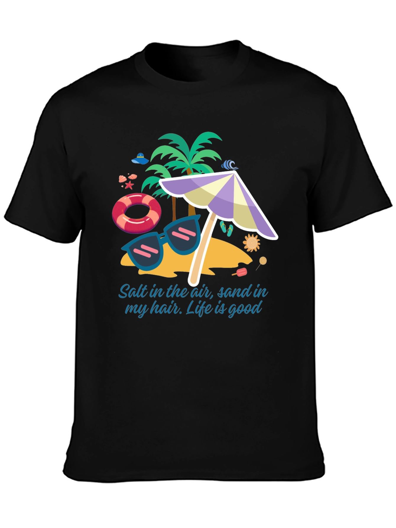 Salt In The Air Beach Graphic T-Shirt
