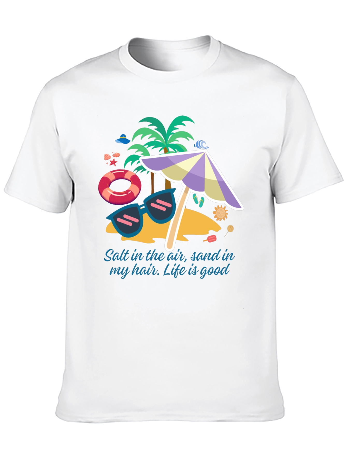 Salt In The Air Beach Graphic T-Shirt