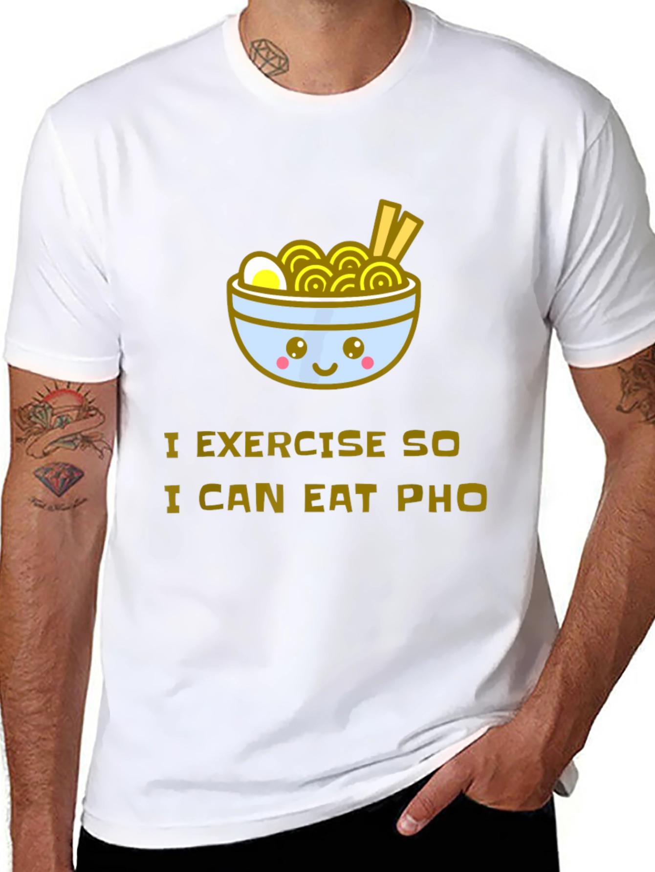 Eat Pho T-Shirt - Exercise Motivation Tee