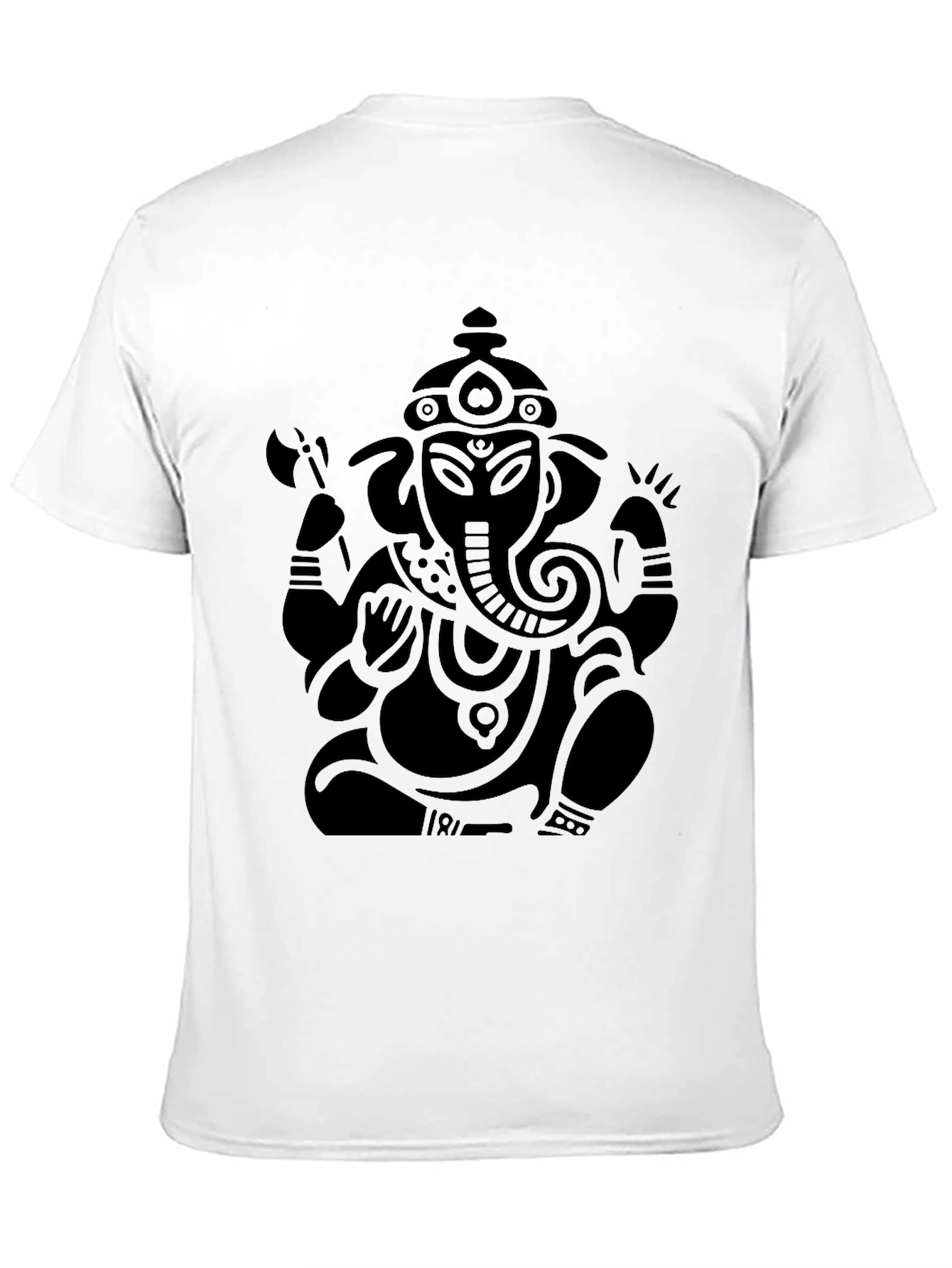 Ganesh Graphic Tee - Stylish Hindu God Print T-Shirt