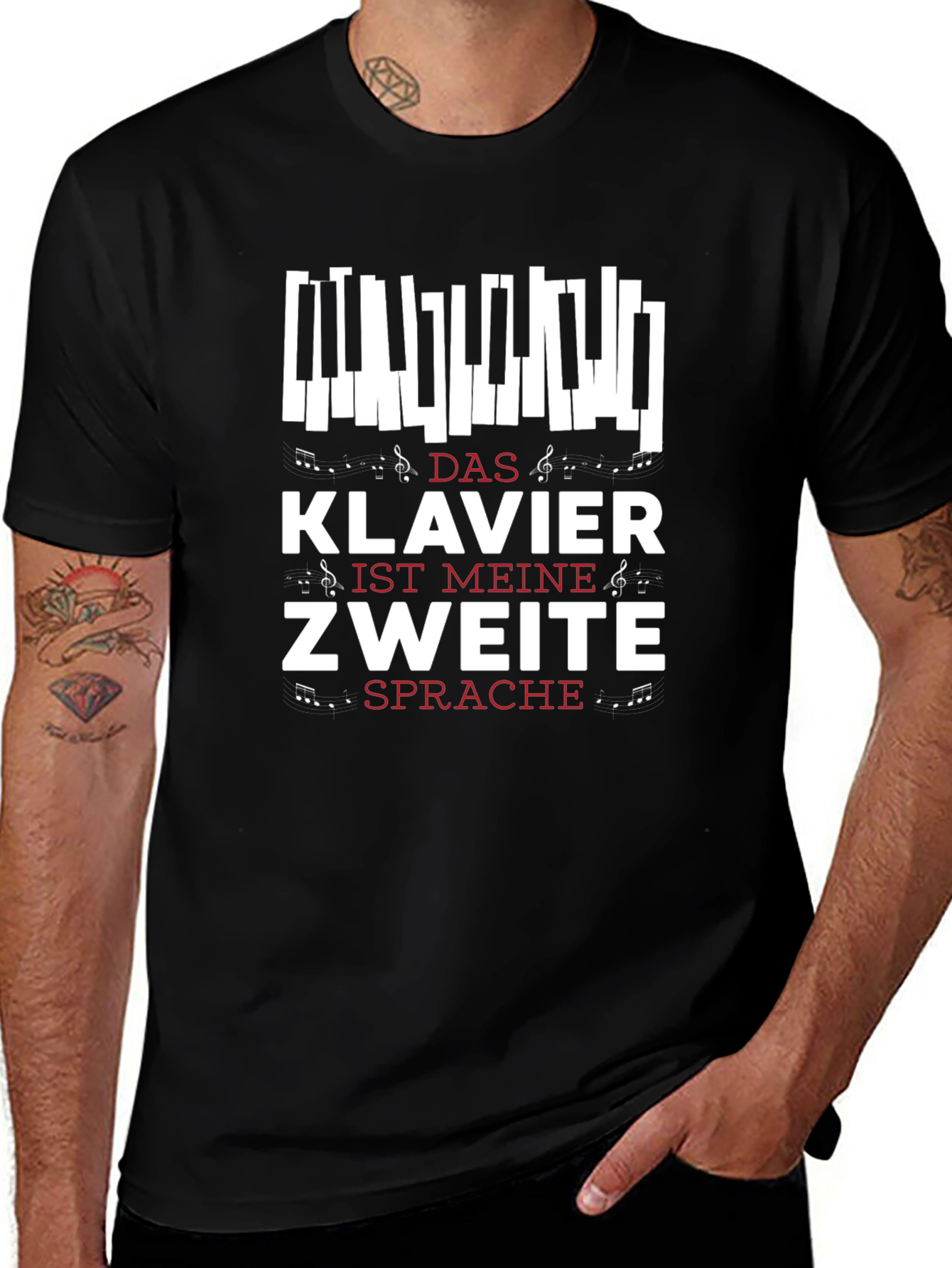 Das Klavier Ist Meine Zweite Sprache T-Shirt