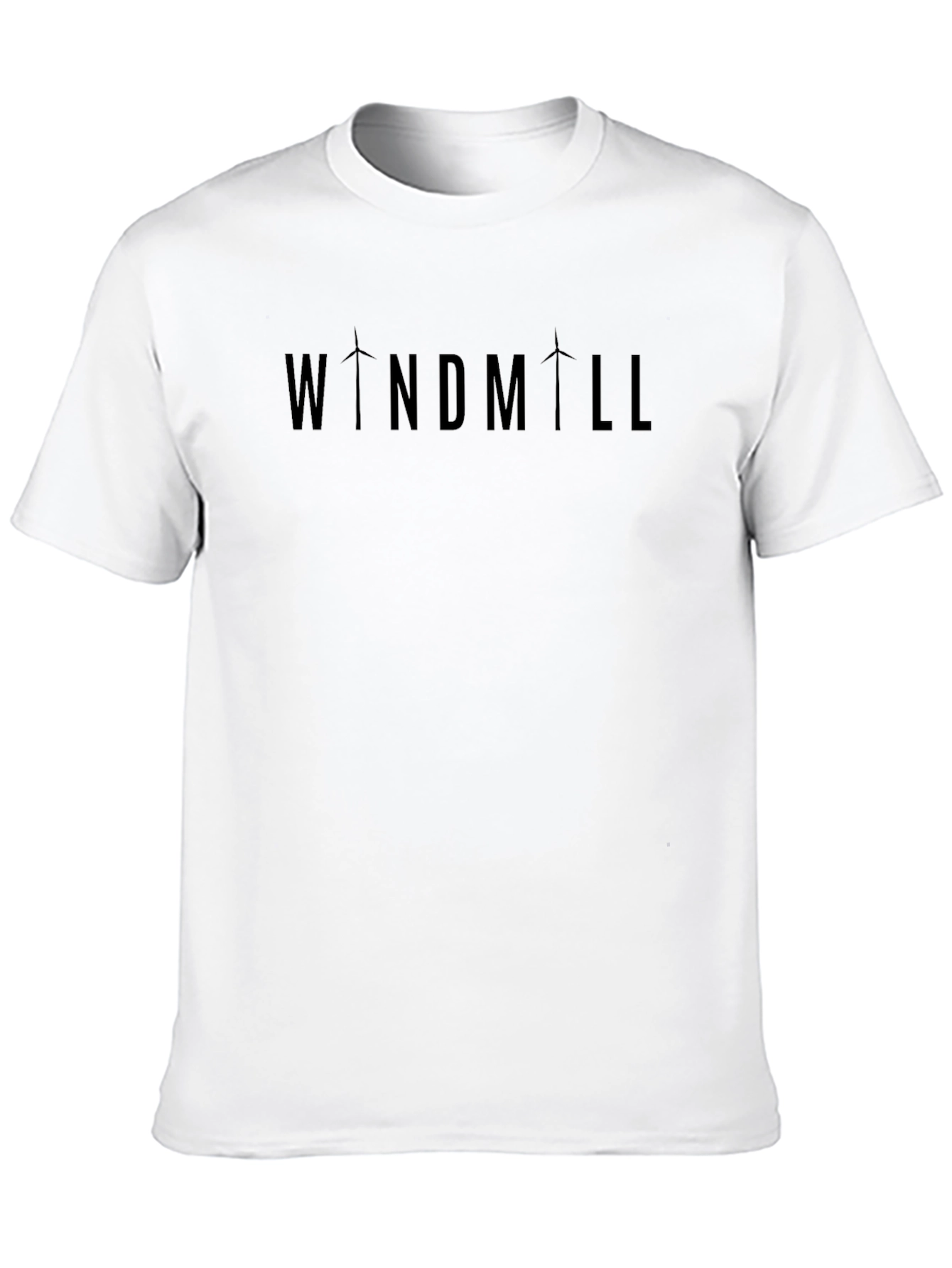 Windmill Graphic T-Shirt - Eco-Friendly Style
