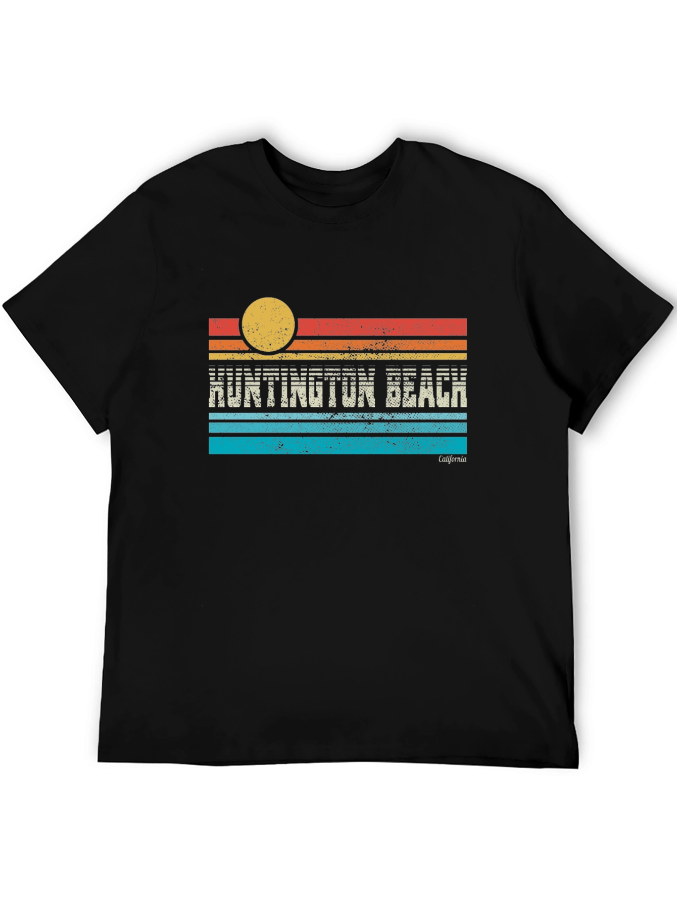 Retro Huntington Beach California Graphic Tee