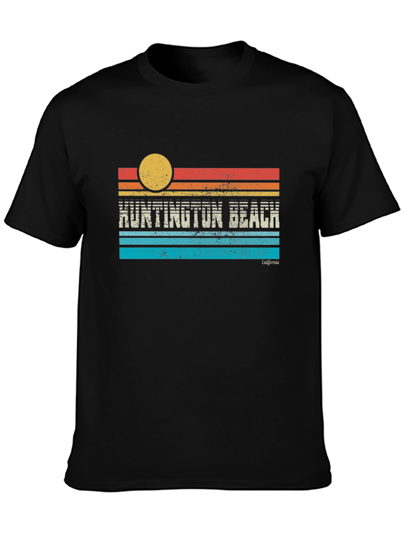 Retro Huntington Beach California Graphic Tee