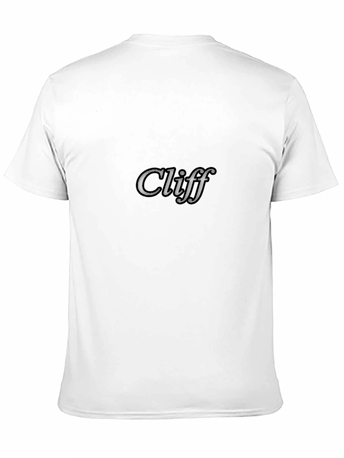 Cliff Personalized Black T-Shirt